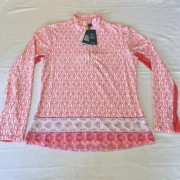 Cabana Life Napa Sport Zip Polo Sizes S and  XL - Picture 6 of 15